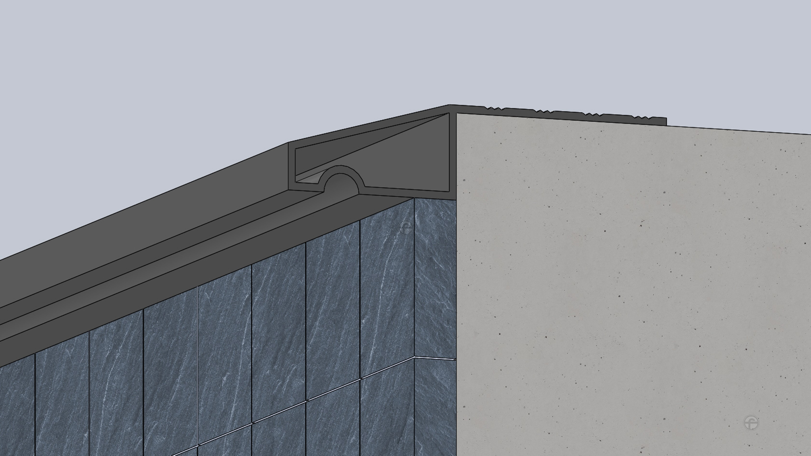 Roof Drip Edge Trim | Flat Roof Gutter Drip Trim - Cheng Feng