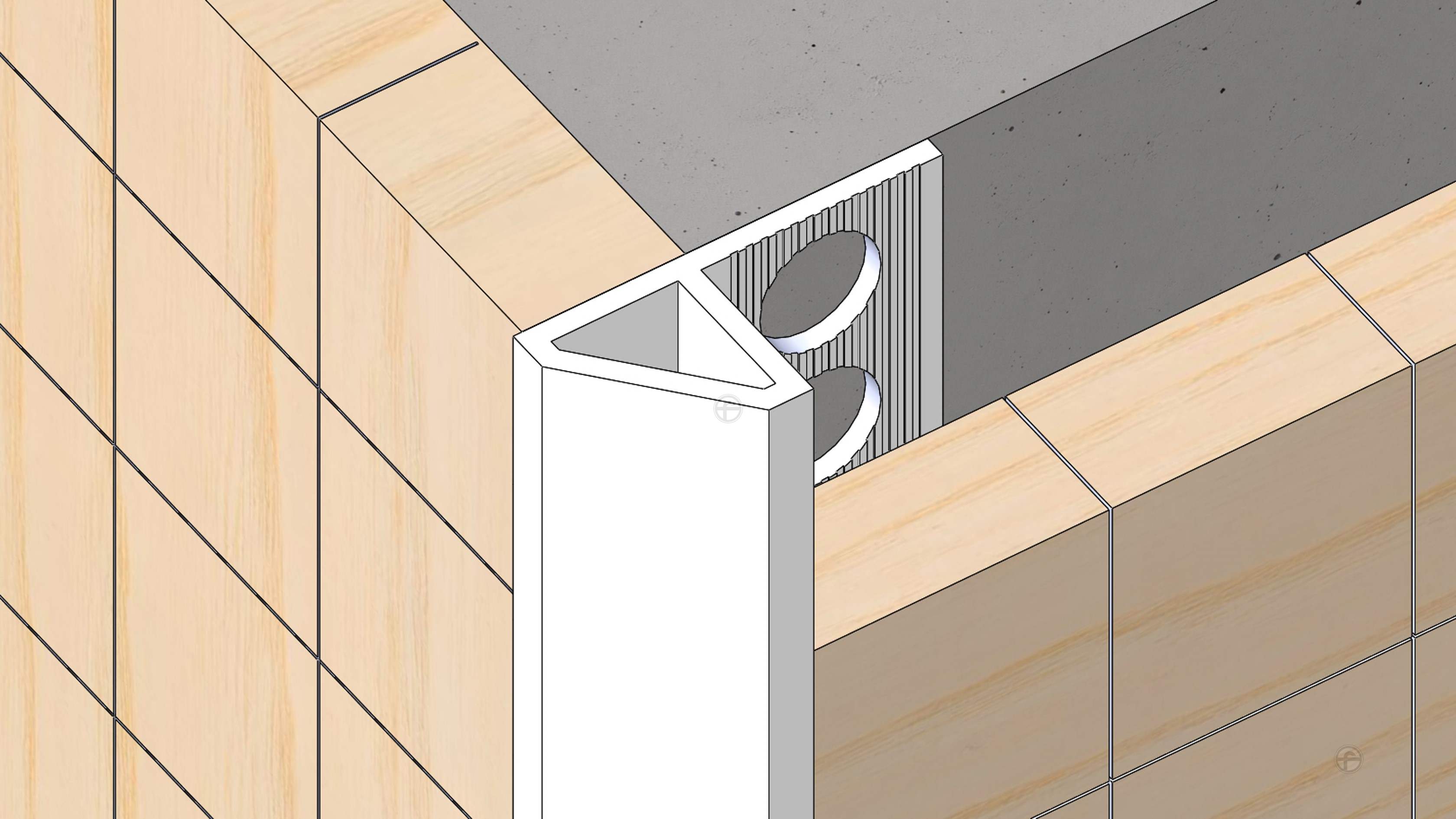 Impact Resistance Tile Trim | Cheng Feng