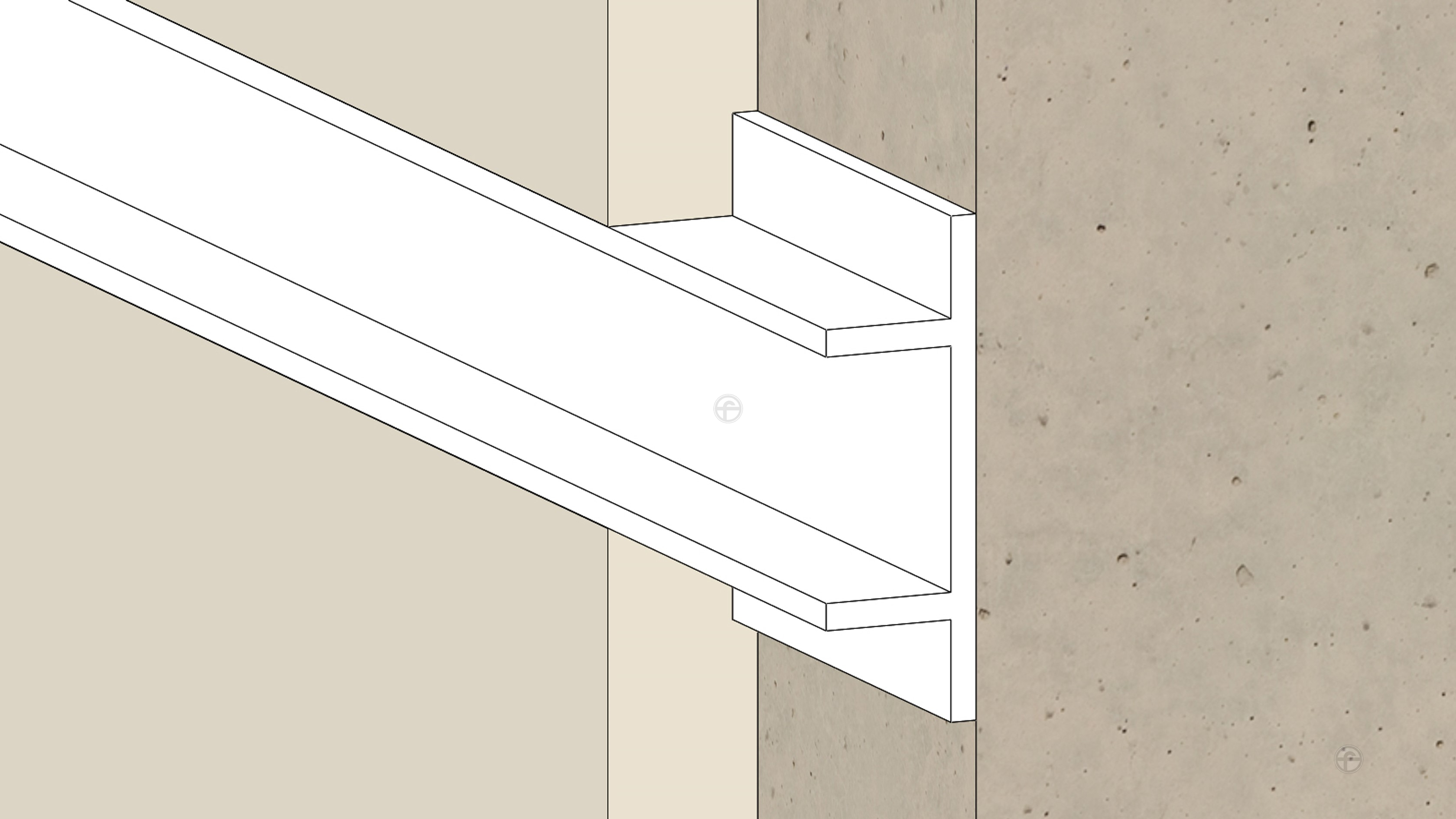 ㄇ型 牆面批土伸縮縫