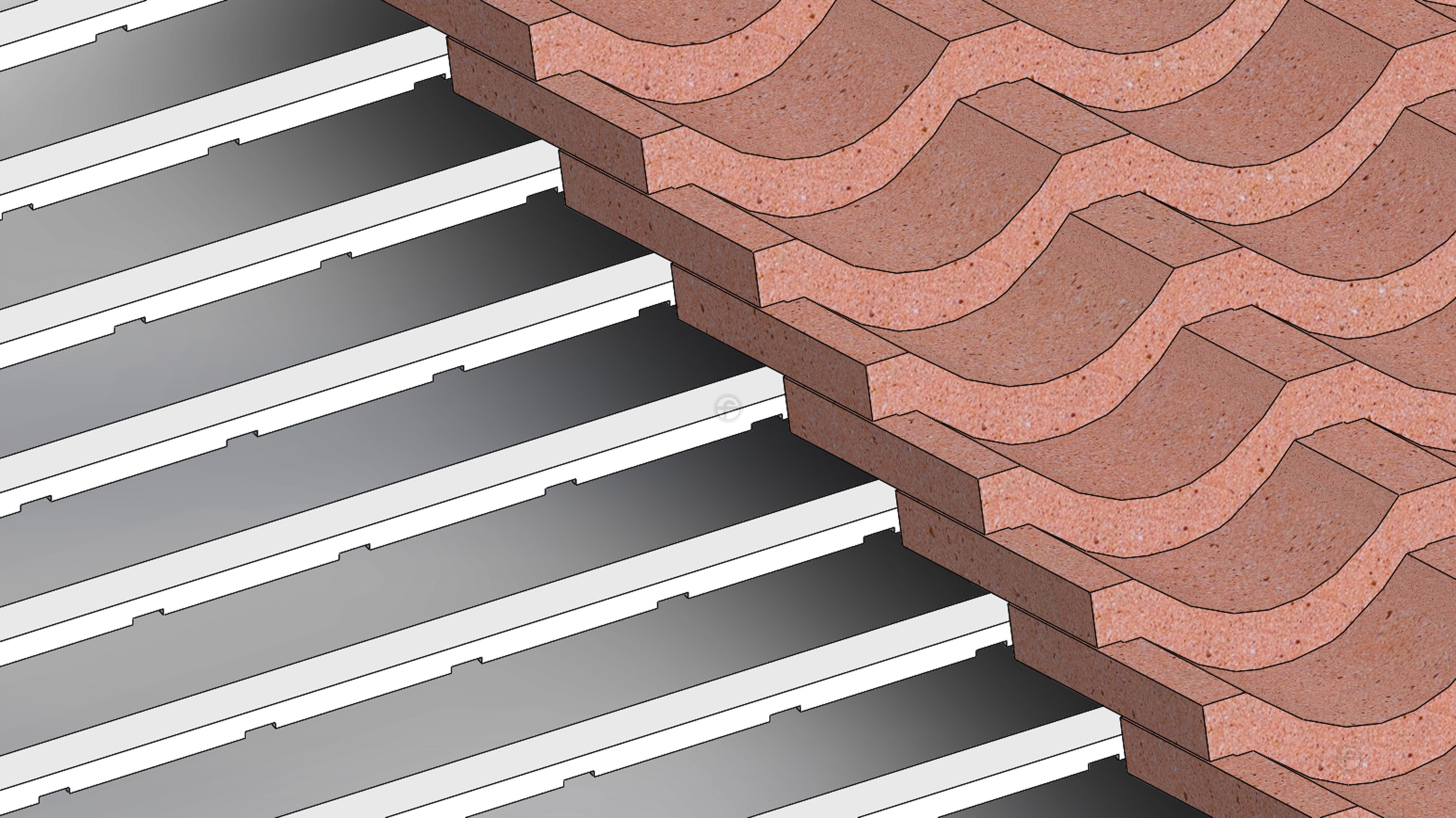 琉璃瓦擋 (不需搭配洩水條)